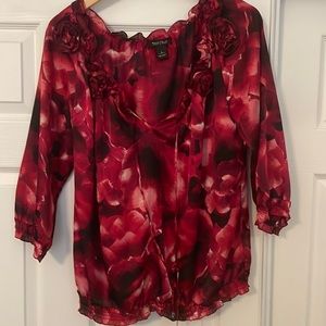 White House Black Market blouse silky material